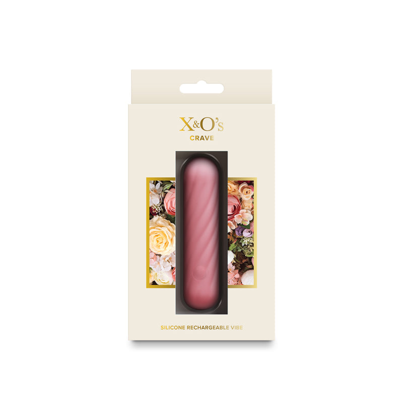 NS Novelties X & O's Love - Light Pink 10.5cm Bullet Vibrator