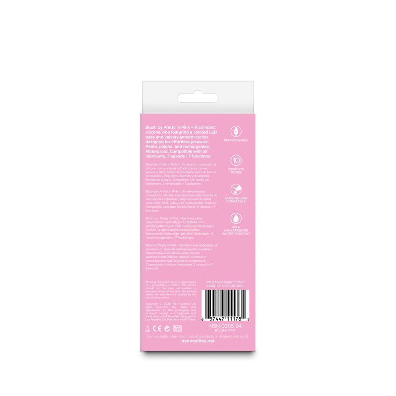 NS Novelties Pretty in Pink Blush - Petite Vibrator - Pink