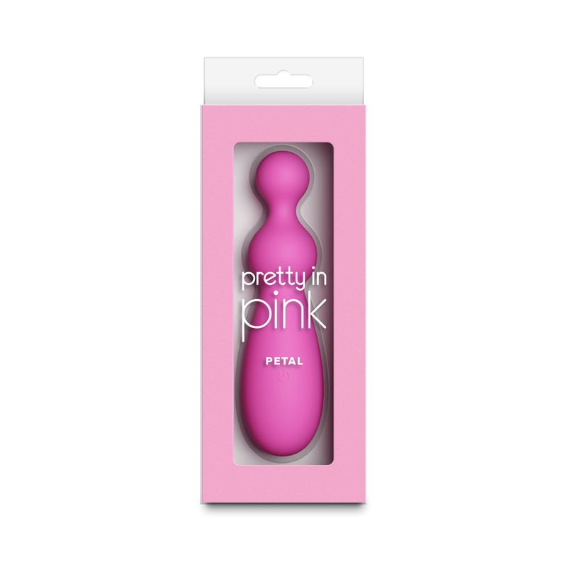 NS Novelties Pretty in Pink Petal - Beaded Vibrator - Pink