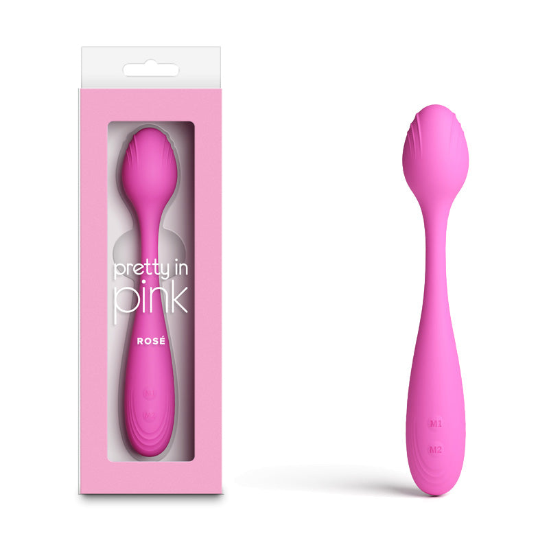 NS Novelties Pretty in Pink Rose - Poseable Vibrator - Pink