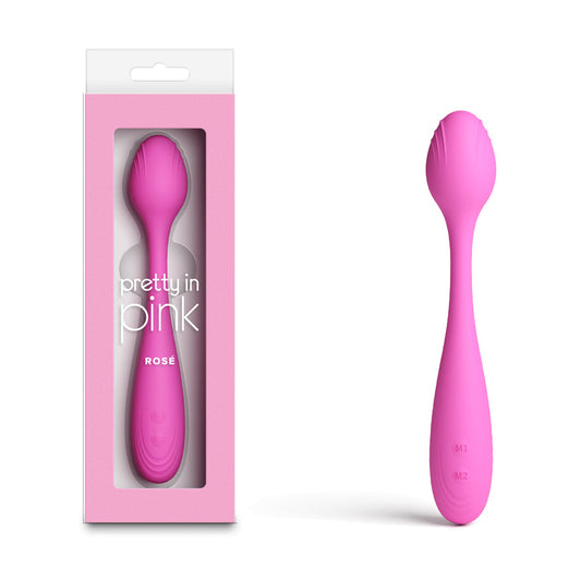 NS Novelties Pretty in Pink Rose - Poseable Vibrator - Pink