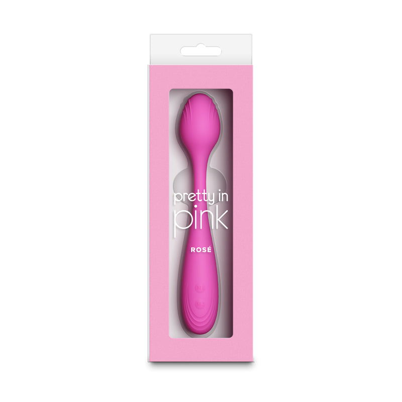 NS Novelties Pretty in Pink Rose - Poseable Vibrator - Pink