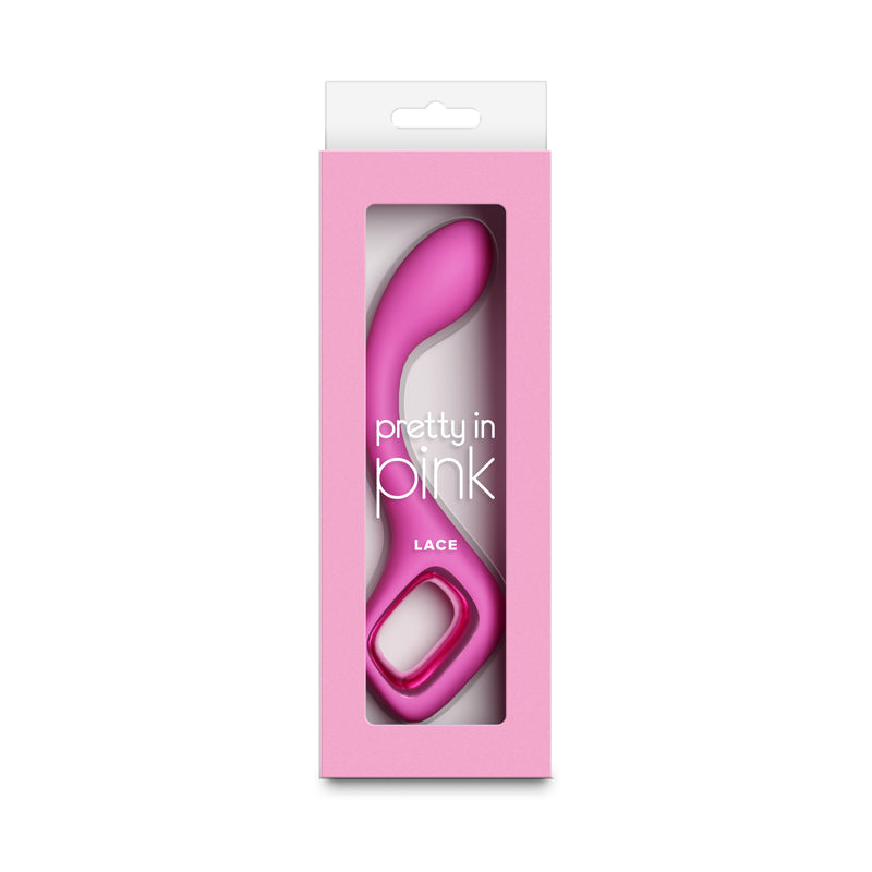 NS Novelties Pretty in Pink Lace G-Spot Vibrator - Pink