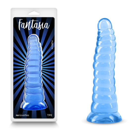 NS Novelties Fantasia - Nymph - Blue 18.9cm Dong Dildo
