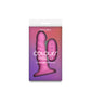NS Novelties Colours Ribbed 5" Vibrating Dildo w Remote - Pink