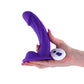 NS Novelties | Colours Curve - 6" Vibrating Dildo with Remote - Purple