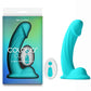 NS Novelties | Colours Curve - 6" Vibrating Dildo with Remote - Teal