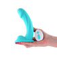 NS Novelties | Colours Curve - 6" Vibrating Dildo with Remote - Teal
