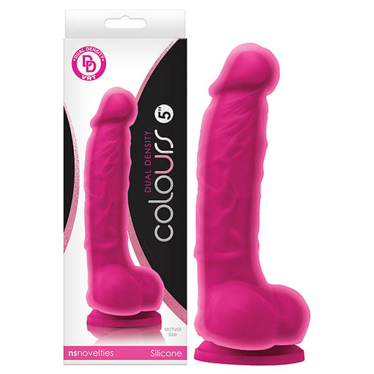 NS Novelties | Colours Dual Density - Pink 12.7cm / 5" Dong