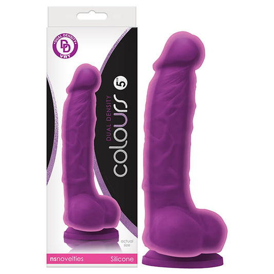 NS Novelties | Colours Dual Density - Purple 12.7cm / 5" Dong