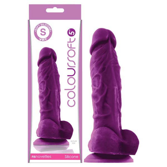NS Novelties | ColourSoft - Purple 12.7cm / 5" Dong