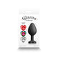 NS Novelties | Glams Xchange Heart - Medium Butt Plug with Interchangeable Round Gems