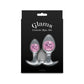 NS Novelties | Glams Cosmic 2pc Kit - Clear/Pink Butt Plugs - Set of 2 Sizes
