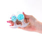 NS Novelties | Glams Cosmic 2pc Kit - Clear/Blue Butt Plugs - Set of 2 Sizes