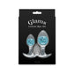 NS Novelties | Glams Cosmic 2pc Kit - Clear/Blue Butt Plugs - Set of 2 Sizes