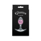 NS Novelties | Glams Cosmic - Small - Clear/Pink 8.1 cm Small Butt Plug
