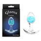 NS Novelties | Glams Cosmic - Small - Clear/Blue 8.1 cm Small Butt Plug