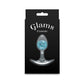 NS Novelties | Glams Cosmic - Small - Clear/Blue 8.1 cm Small Butt Plug