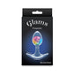 NS Novelties | Glams Cosmic - Small - Clear/Rainbow 8.1 cm Small Butt Plug