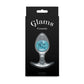 NS Novelties | Glams Cosmic - Medium - Clear/Blue 9.5cm Medium Butt Plug