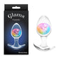 NS Novelties | Glams Cosmic - Medium - Clear/Rainbow 9.5cm Medium Butt Plug
