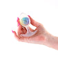 NS Novelties | Glams Cosmic - Medium - Clear/Rainbow 9.5cm Medium Butt Plug