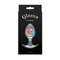 NS Novelties | Glams Cosmic - Medium - Clear/Rainbow 9.5cm Medium Butt Plug