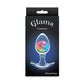 NS Novelties | Glams Cosmic - Medium - Clear/Rainbow 9.5cm Medium Butt Plug