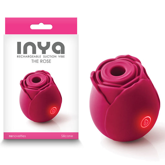 NS Novelties INYA The Rose - Red Clitoral Air Pulsation Stimulator