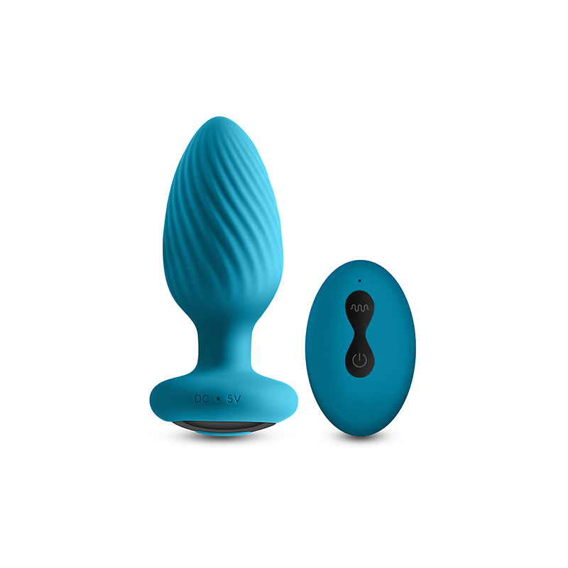 NS Novelties INYA Alpine 2.0 - Teal Butt Plug with Wireless Remote