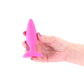 NS Novelties INYA Swirl - Vibrating Butt Plug - Pink