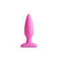 NS Novelties INYA Swirl - Vibrating Butt Plug - Pink