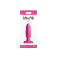 NS Novelties INYA Swirl - Vibrating Butt Plug - Pink