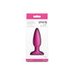 NS Novelties INYA Swirl - Vibrating Butt Plug - Pink