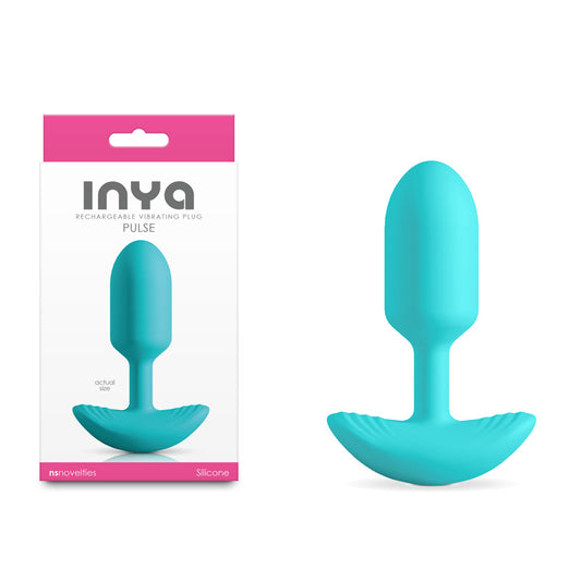 NS Novelties INYA Pulse - Vibrating Butt Plug - Teal