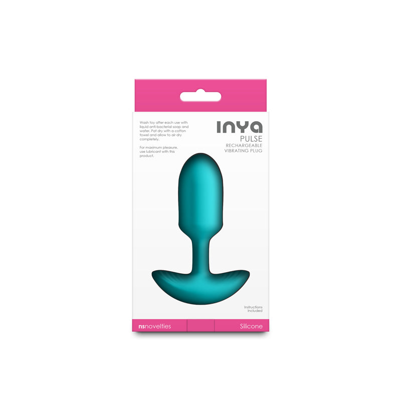 NS Novelties INYA Pulse - Vibrating Butt Plug - Teal