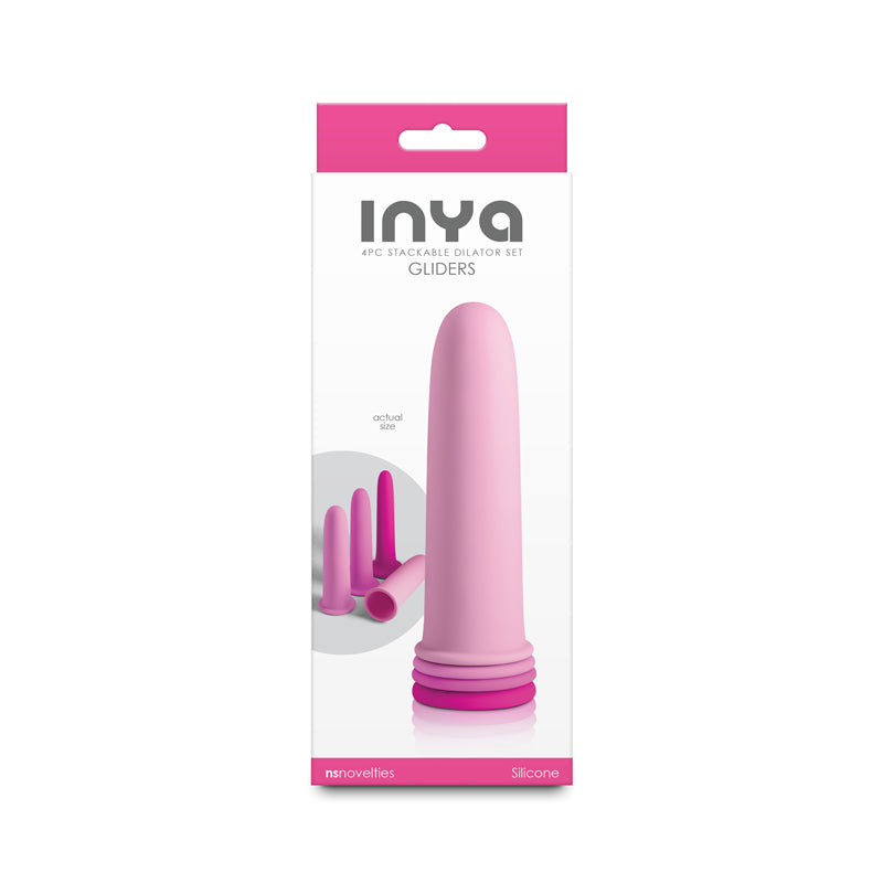 NS Novelties INYA Gliders - 4 Piece Dilator Set - Pink