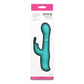 NS Novelties INYA Cyberluxe - Aqua 18cm Rabbit Vibrator with Sliding Ring Shaft
