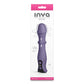 NS Novelties INYA Integra Grey 18.2cm Gyrating Vibrator with Sliding Ring Shaft