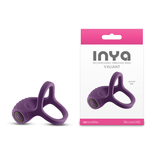 NS Novelties INYA Valiant - Berry Vibrating Cock Ring