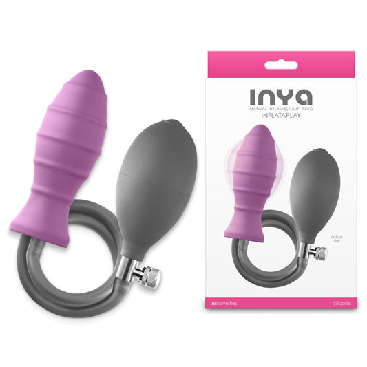 NS Novelties INYA InflataPlay - Pink Inflatable Butt Plug