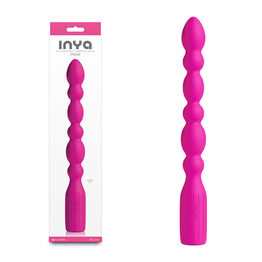 NS Novelties INYA Swirl -  28.8cm Anal Vibrator - Pink
