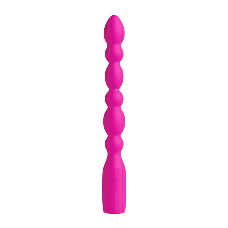 NS Novelties INYA Swirl -  28.8cm Anal Vibrator - Pink