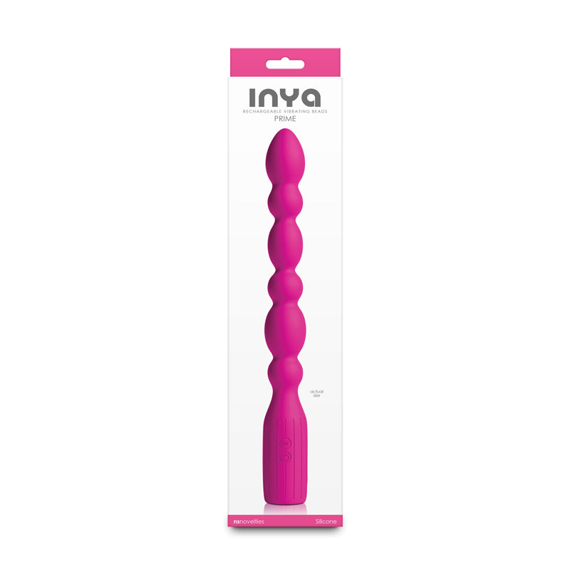 NS Novelties INYA Swirl -  28.8cm Anal Vibrator - Pink