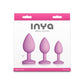 NS Novelties INYA Triple Ace Kit - Pink Butt Plugs - Set of 3 Sizes