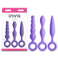 NS Novelties INYA Trio Kit - Purple Anal Plugs - Set of 3