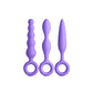 NS Novelties INYA Trio Kit - Purple Anal Plugs - Set of 3