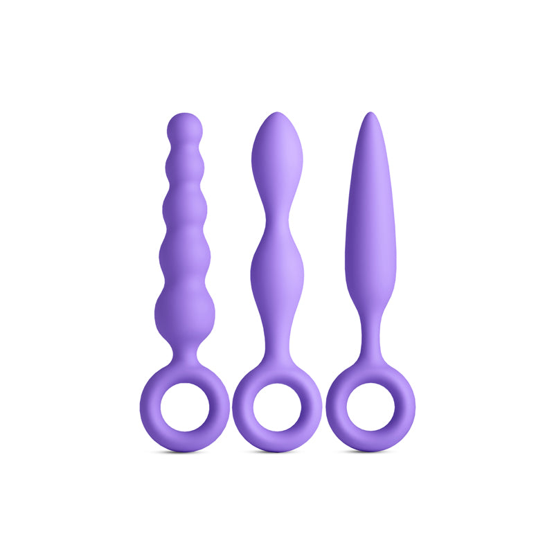 NS Novelties INYA Trio Kit - Purple Anal Plugs - Set of 3