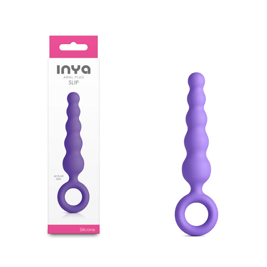 NS Novelties INYA Slip - 12.7cm Anal Plug Purple