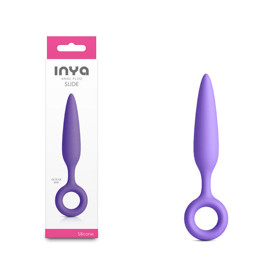 NS Novelties INYA Slide - 12.7cm Anal Plug Purple